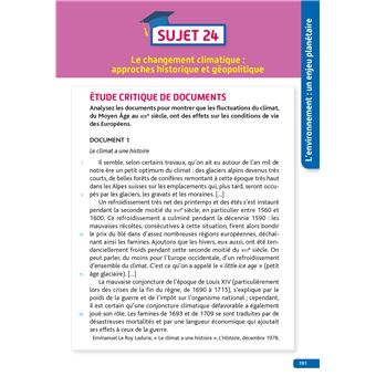 Annales Objectif BAC 2022 Spécialité Histoire-Géo