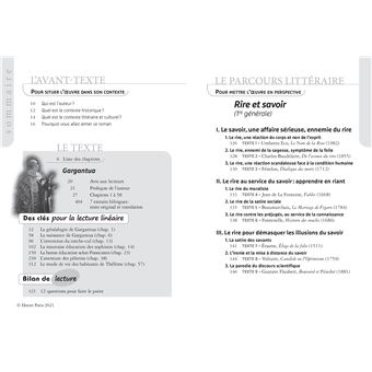 Gargantua (oeuvre au programme Bac 2024, 1re générale & 1re techno)