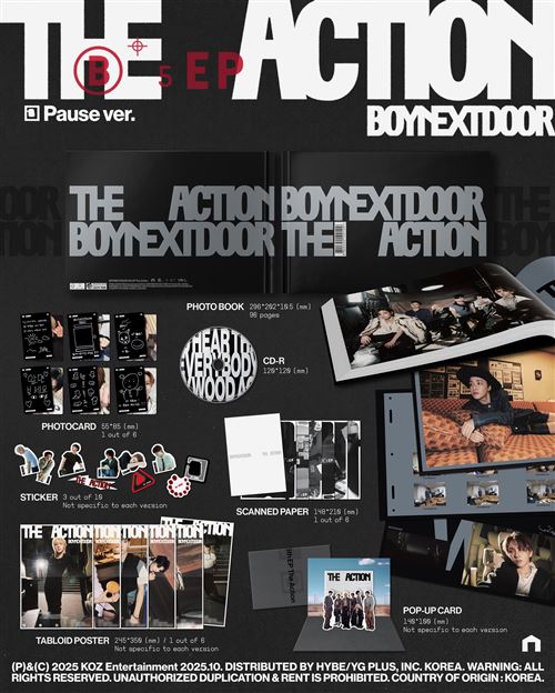 boynextdoor セット BOYNEXTDOOR 5th EP [The Action] (Pause Version) Coffret