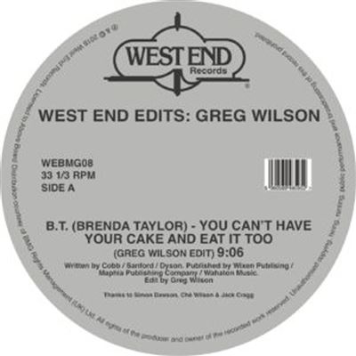 West end edits/greg wilson