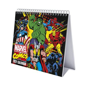 Calendrier Bureau 2021 Marvel Comics