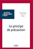 Le principe de précaution - Tome 62