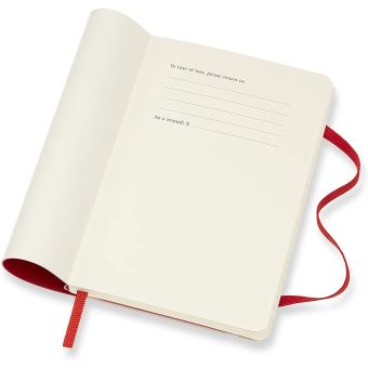 Agenda 2020 Semainier Poche Rouge Souple