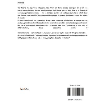 L'équation de Fredholm