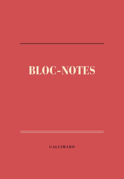 Bloc-notes feuilles détachables