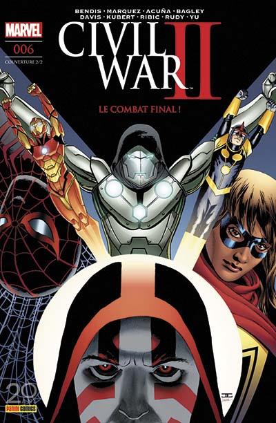 Civil War II n°6 (couverture 2/2)