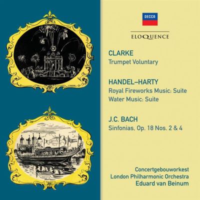 Trumpet voluntary/royal fireworks/water music/sinfonias