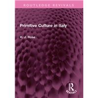 Primitive Culture in Italy