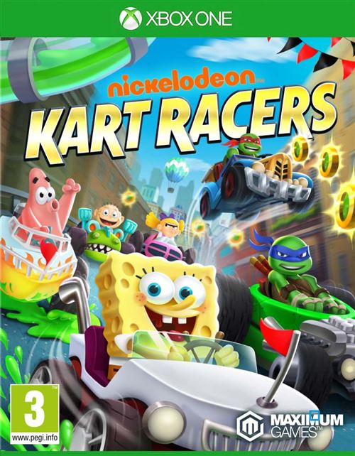 Pochette avant du jeu Nickelodeon Kart Racers Xbox One