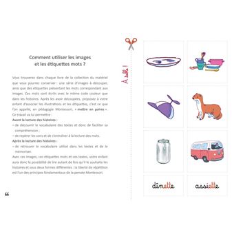 Montessori Premières lectures  3 histoires sur la nature