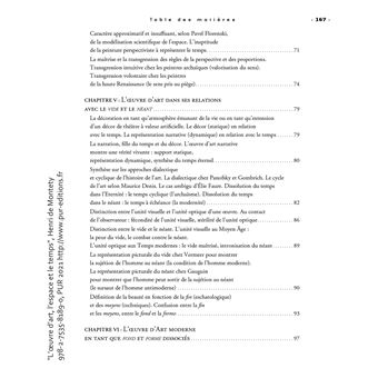 L'oeuvre d'art, l'espace et le temps