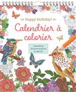 Happy birthday calendrier a colorier