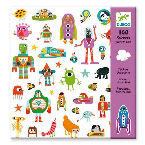 Stickers Planète Oxo Djeco