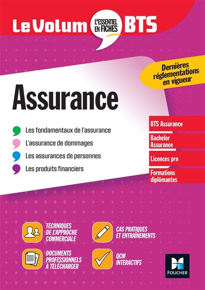 Le Volum' BTS - Assurance - Révision et entrainement