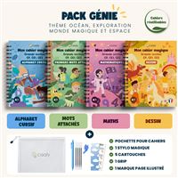 Pack génie Les cahiers magiques de Caaly CP, CE1, CE2, droitier
