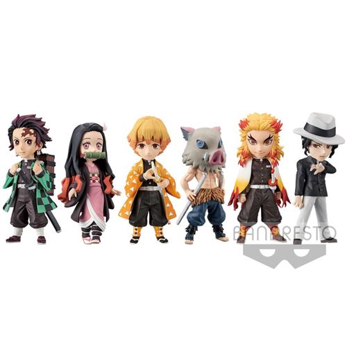 Figurine Banpresto 9781 Demon Slayer Kimetsu No Yaiba - World Collectable Figure special x6
