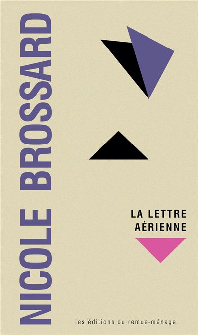 La lettre aérienne - Nicole Brossard - broché