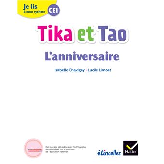 Je lis à mon rythme - Lecture CE1 Ed. 2019 - Tika et Tao : L'anniversaire