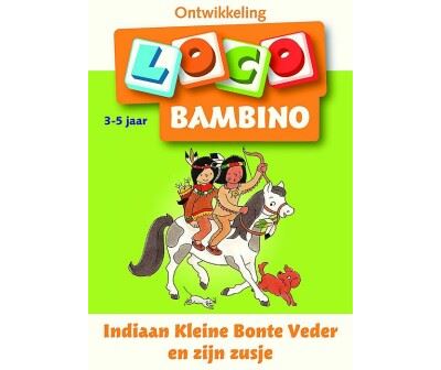 Indiaan Kleine Bonte Veder en zijn Zusje