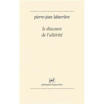 Le discours de l'alterité