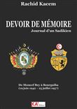 Devoir de mémoire, Journal d'un Sadikien