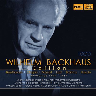 Wilhelm Backhaus Edition: Recordings 1908-1961 Coffret