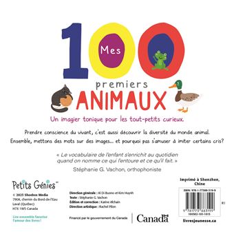 Mes premiers 100 animaux