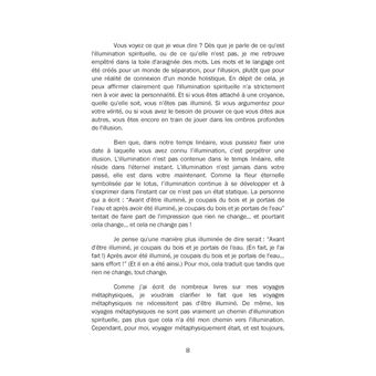 De l'illusion à l'illumination