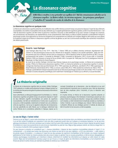 La dissonance cognitive