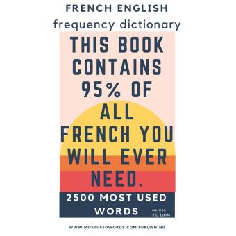 French English Frequency Dictionary - Essential Vocabulary - 2500 Most ...