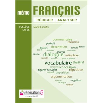 Mémo français rédiger-analyser