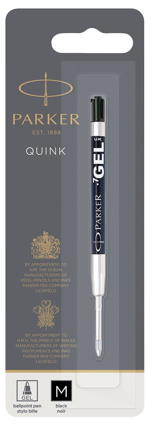 Recharge pour stylo à bille Parker Quink Noir