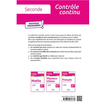SVT - Seconde