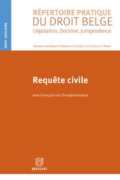 Requête civile - Jean-François Van Drooghenbroeck - broché
