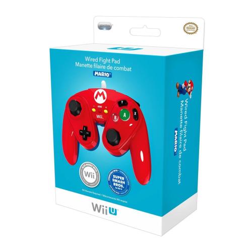 Manette filaire Nintendo Fight Pad pour Wii U modèle Mario