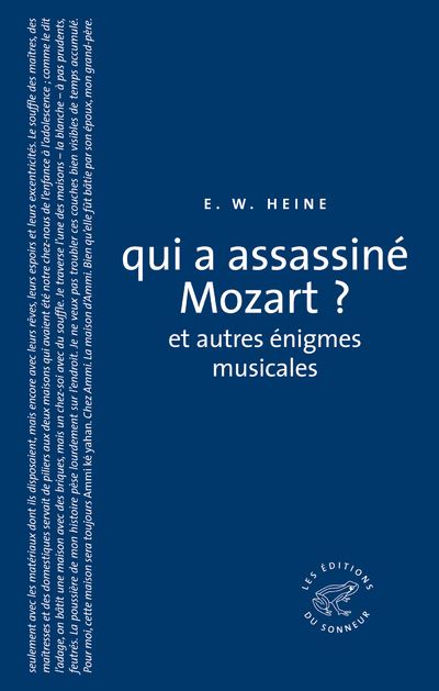 Qui a assassiné Mozart ?
