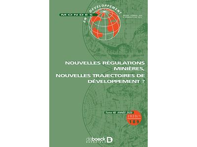 Nouvelles régulations minières, nouvelles trajectoires de développement ?