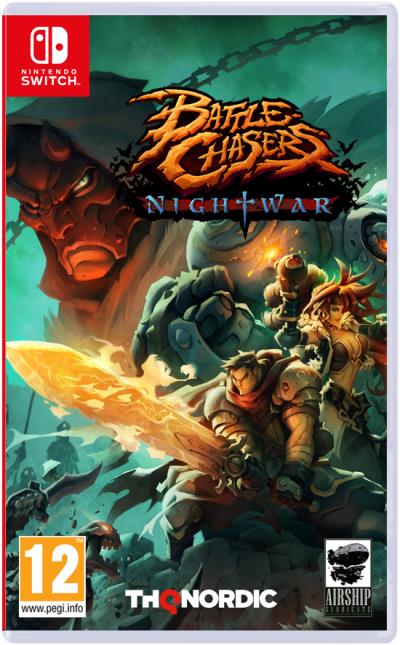 Pochette avant du jeu Battle Chasers Nightwar Nintendo Switch