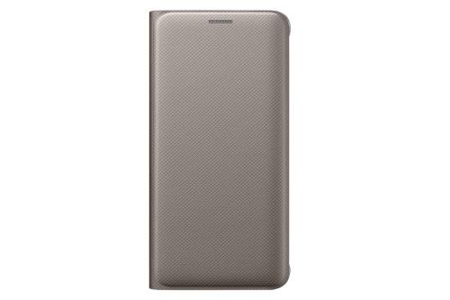Etui Samsung Flip Wallet pour Galaxy S6 Edge+ Or