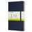 Carnet classique format moyen à pages blanches Moleskine couverture rigide Bleu