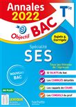 Annales Objectif BAC 2022 Spécialité SES