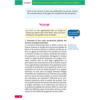 Annales Objectif BAC 2022 Spécialité SES