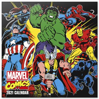 Calendrier 2021 30x30 Marvel Comics