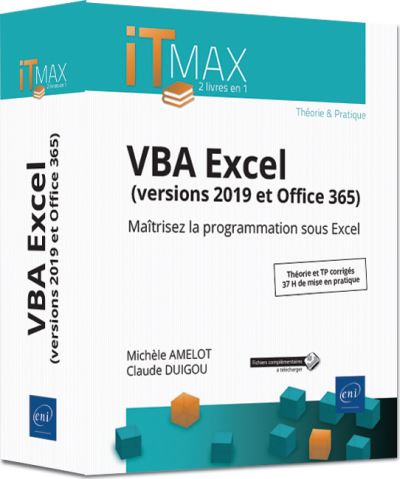 VBA Excel versions 2019 et Office 365 Cours et Exercices corrigés