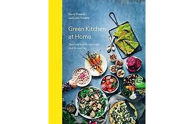 Green kitchen at home