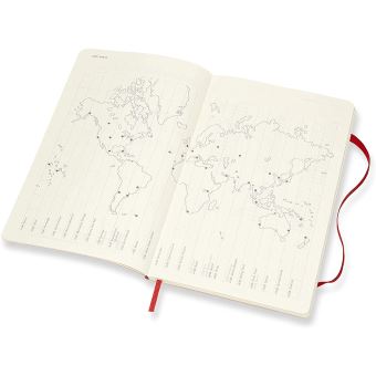 Agenda 2020 Semainier Grand Format Rouge Souple