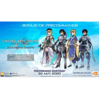 Sword Art Online Alicization Lycoris PS4