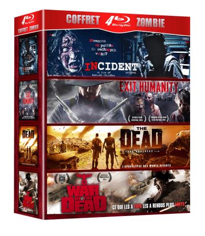 Incident - Exit Humanity - The Dead - War of the Dead Coffret 4 Blu-Ray