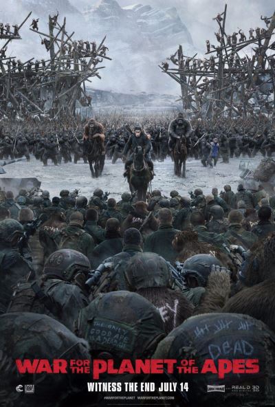 War For Planet Of The Apes -Bil