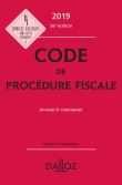 Code de procédure fiscale 2019, annoté et commenté - 26e ed.